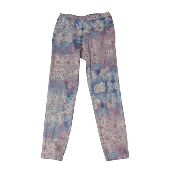 Helly Hansen VTR X-Cool Pastel Geometric Print 7/8 Leggings Size Medium - Picture 3 of 11